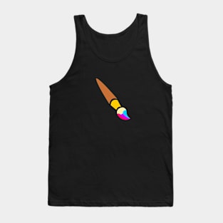 Androgyne Paintbrush Tank Top